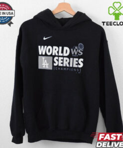 Los Angeles Dodgers Nike Royal 2024 World Series Champions Banner T Shirt 1 Los Angeles Dodgers Nike Royal 2024 World Series Champions Banner T Shirt
