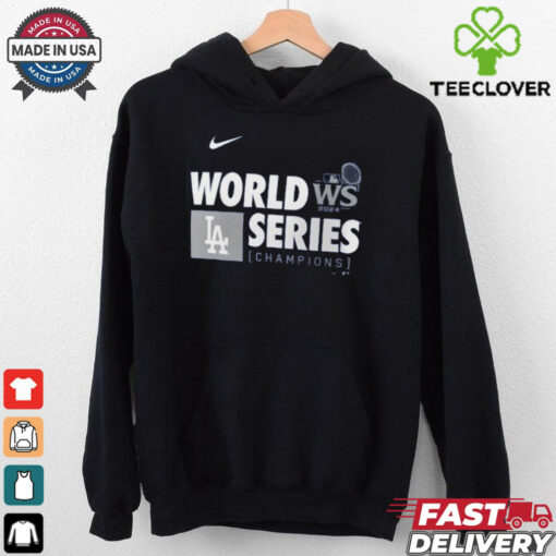 Los Angeles Dodgers Nike Royal 2024 World Series Champions Banner T Shirt