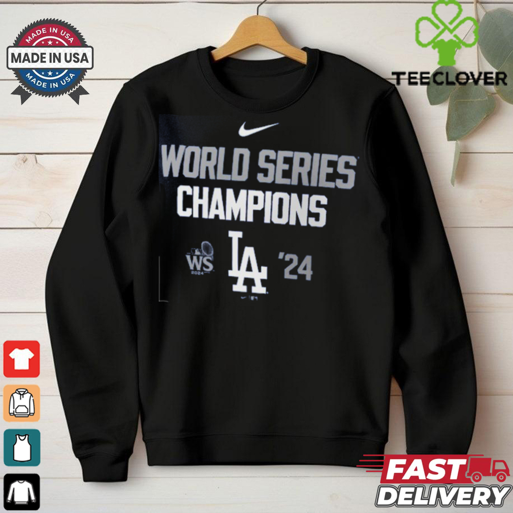 Los Angeles Dodgers Nike Royal 2024 World Series Champions T Shirt Los Angeles Dodgers Nike Royal 2024 World Series Champions T Shirt