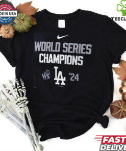 Los Angeles Dodgers Nike Royal 2024 World Series Champions T Shirt 2 Los Angeles Dodgers Nike Royal 2024 World Series Champions T Shirt