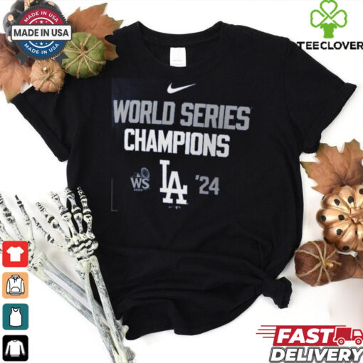 Los Angeles Dodgers Nike Royal 2024 World Series Champions T Shirt