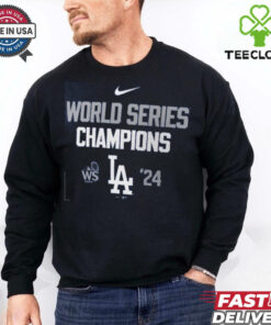 Los Angeles Dodgers Nike Royal 2024 World Series Champions T Shirt 3 Los Angeles Dodgers Nike Royal 2024 World Series Champions T Shirt