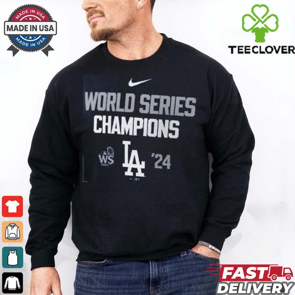 Los Angeles Dodgers Nike Royal 2024 World Series Champions T Shirt Los Angeles Dodgers Nike Royal 2024 World Series Champions T Shirt