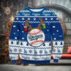 Los Angeles Dodgers Player Portrait Ugly Christmas Sweater