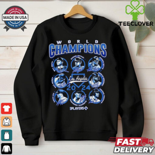 Los Angeles Dodgers Royal 2024 World Series Champions Player Shirt