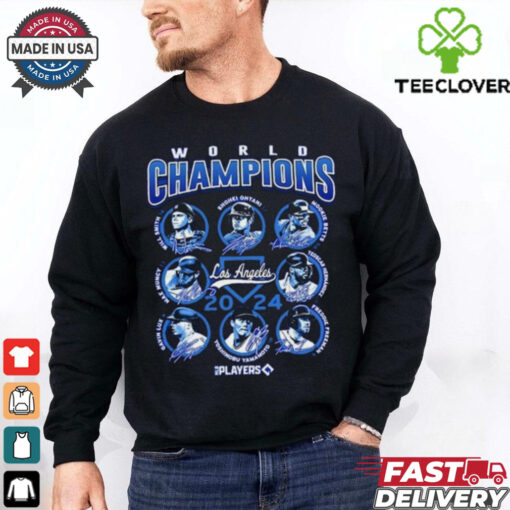 Los Angeles Dodgers Royal 2024 World Series Champions Player Shirt