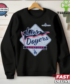 Los Angeles Dodgers Shield 2024 World Series Champions Logo Shirt