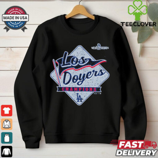 Los Angeles Dodgers Shield 2024 World Series Champions Logo Shirt