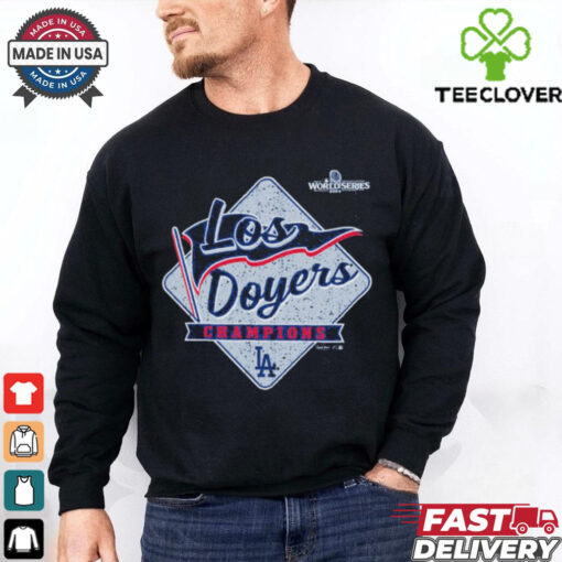 Los Angeles Dodgers Shield 2024 World Series Champions Logo Shirt
