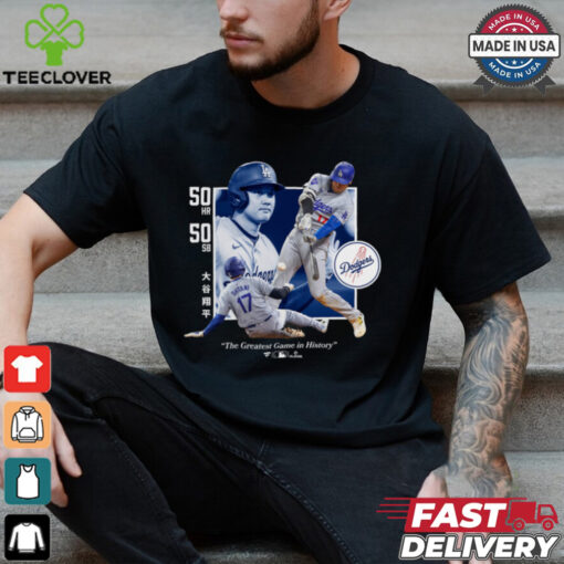 Los Angeles Dodgers Shohei Ohtani Black Greatest Game T Shirt