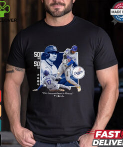 Los Angeles Dodgers Shohei Ohtani Black Greatest Game T Shirt