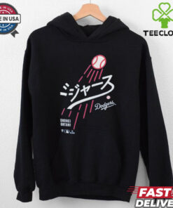 Los Angeles Dodgers Shohei Ohtani Japanese Letters T Shirts