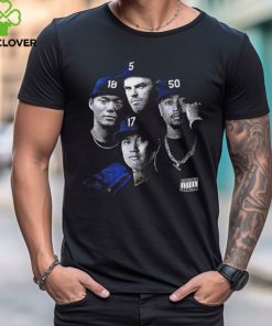 Los Angeles Dodgers Shohei Ohtani Mookie Betts Freddie Freeman And Yoshinobu Yamamoto Shirt