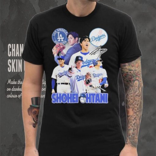 Los Angeles Dodgers Shohei Ohtani Signature T Shirt