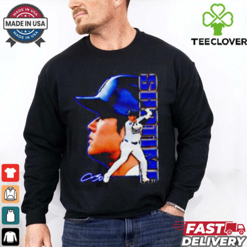 Los Angeles Dodgers Shohei Ohtani signature MLB hoodie, sweater, longsleeve, shirt v-neck, t-shirt