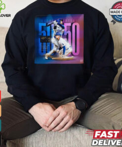 Los Angeles Dodgers Shohei ohtani is the only member of the 50 50 club shirt