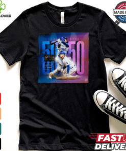 Los Angeles Dodgers Shohei ohtani is the only member of the 50 50 club shirt