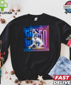 Los Angeles Dodgers Shohei ohtani is the only member of the 50 50 club shirt