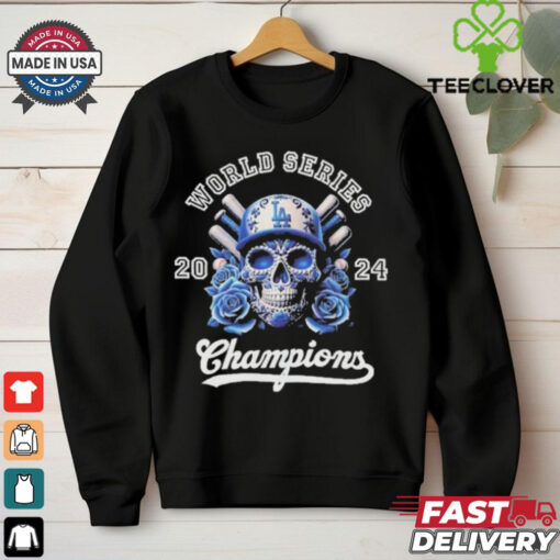Los Angeles Dodgers Skull World Series Champions 2024 Shirt