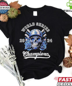 Los Angeles Dodgers Skull World Series Champions 2024 Shirt