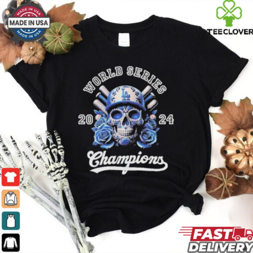 Los Angeles Dodgers Skull World Series Champions 2024 Shirt