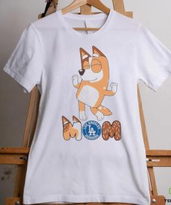 Los Angeles Dodgers Smiling Dancing Bluey Mom shirt 2 Los Angeles Dodgers Smiling Dancing Bluey Mom shirt