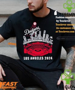 Los Angeles Dodgers Stadium Players Name Los Angeles 2024 Shirt