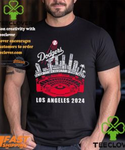 Los Angeles Dodgers Stadium Players Name Los Angeles 2024 Shirt