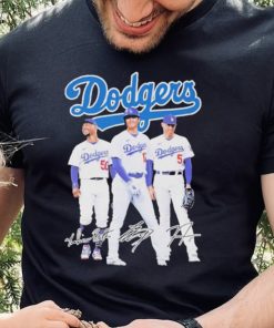 Los Angeles Dodgers Stars Mookie Betts Shohei Ohtani Freddie Freeman T Shirt 4 Los Angeles Dodgers Stars Mookie Betts Shohei Ohtani Freddie Freeman T Shirt