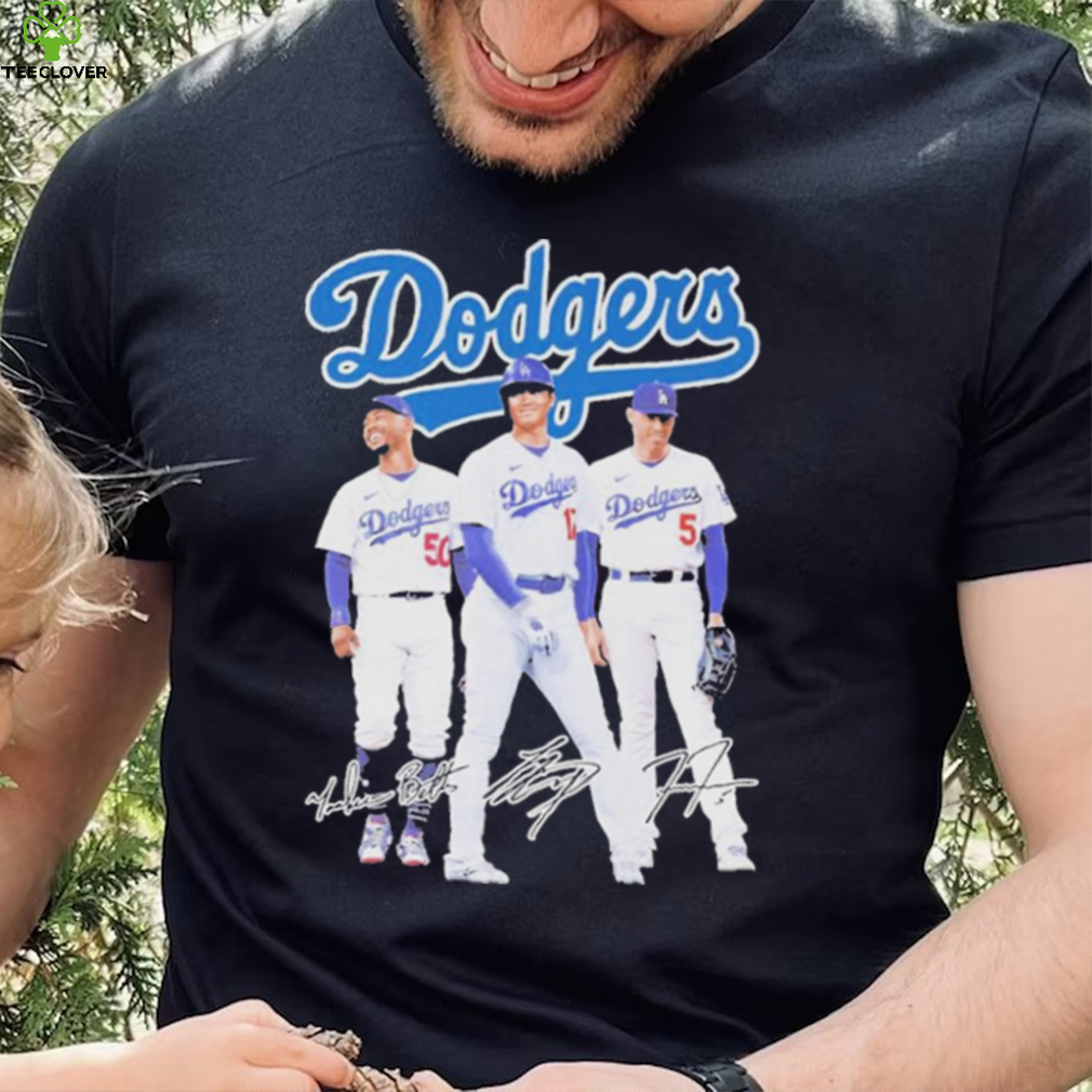 Los Angeles Dodgers Stars Mookie Betts Shohei Ohtani Freddie Freeman T Shirt Los Angeles Dodgers Stars Mookie Betts Shohei Ohtani Freddie Freeman T Shirt
