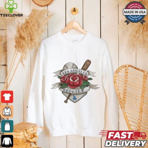 Los Angeles Dodgers Tattoo Rose 2024 Shirt