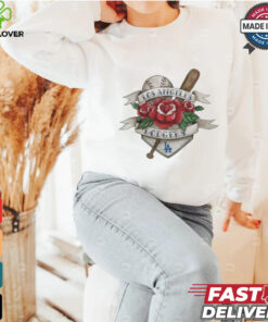 Los Angeles Dodgers Tattoo Rose 2024 Shirt