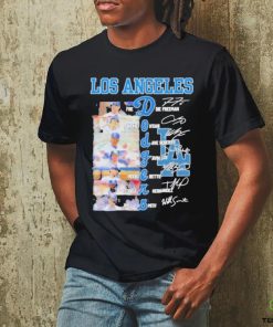 Los Angeles Dodgers Team Players 2024 Signatures Shirt