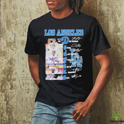 Los Angeles Dodgers Team Players 2024 Signatures Shirt