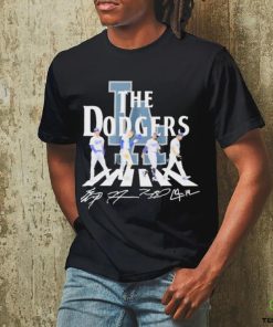 Los Angeles Dodgers The Dodgers Abbey Road Ohtani Freeman Betts And Kershaw Signature Shirt