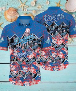 Los Angeles Dodgers Tropical 3D Hawaiian Shirt And Beach Shorts For Fans Sport