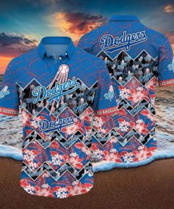 Los Angeles Dodgers Tropical 3D Hawaiian Shirt And Beach Shorts For Fans Sport