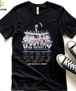 Los Angeles Dodgers Win 4 Vin Vin Scully 1000 Vin Scully Avenue Signatures Shirt