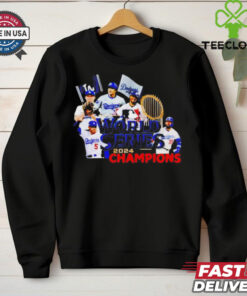 Los Angeles Dodgers World Series Champions lineup 2024 shirt