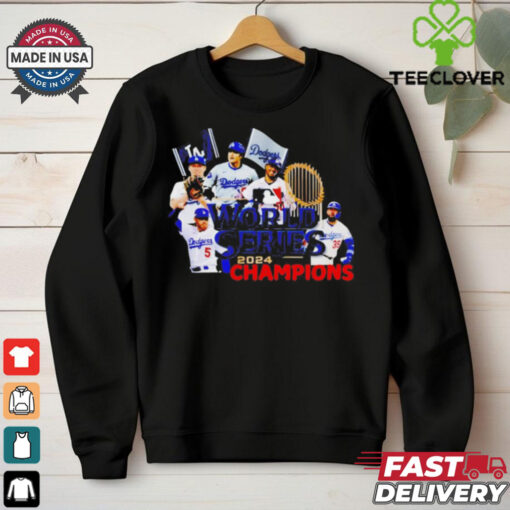 Los Angeles Dodgers World Series Champions lineup 2024 shirt