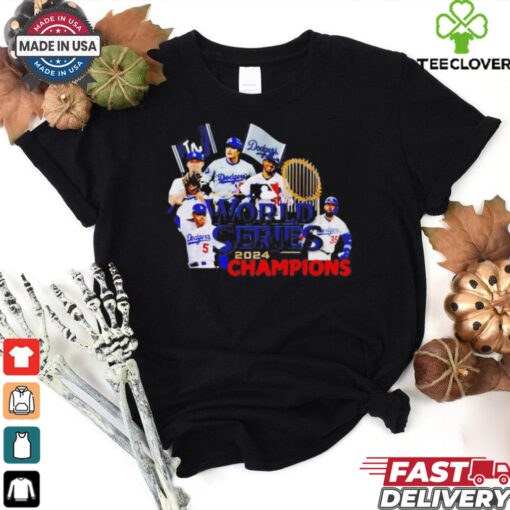 Los Angeles Dodgers World Series Champions lineup 2024 shirt