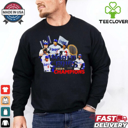 Los Angeles Dodgers World Series Champions lineup 2024 shirt