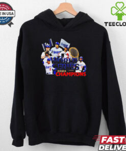 Los Angeles Dodgers World Series Champions lineup 2024 shirt