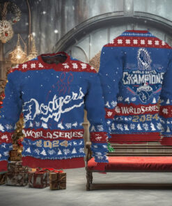 Los Angeles Dodgers World Series Ugly Sweater, LA Dodgers World Series 2024 Ugly Sweater Shirt