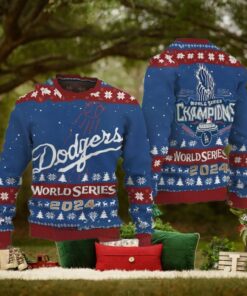 Los Angeles Dodgers World Series Ugly Sweater, LA Dodgers World Series 2024 Ugly Sweater Shirt