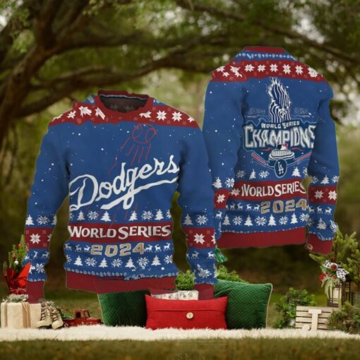Los Angeles Dodgers World Series Ugly Sweater, LA Dodgers World Series 2024 Ugly Sweater Shirt