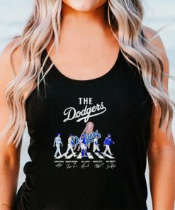 Los Angeles Dodgers all team members Abbey Road signature MLB shirt 1 Los Angeles Dodgers all team members Abbey Road signature MLB shirt