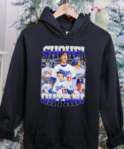 Los Angeles Dodgers baseball Shohei Ohtani player portrait vintage shirt