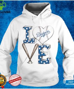 Los Angeles Dodgers baseball love shirt