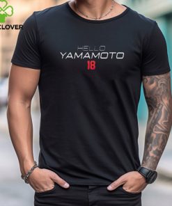 Los Angeles Dodgers hello Yoshinobu Yamamoto 18 hoodie, sweater, longsleeve, shirt v-neck, t-shirt